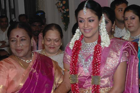 Surya and Jothika Wedding Snaps With Aachi